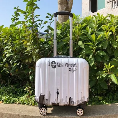 18Inch Universal Wheel Boarding Box,Stylish And Convenient Trolley Case,Password Rolling Box,Pc