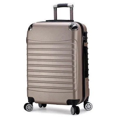 20/24 Inches Abs Girl Students Spinner Trolley Case Child Creative Travel Luggage Rolling