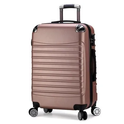 20/24 Inches Abs Girl Students Spinner Trolley Case Child Creative Travel Luggage Rolling