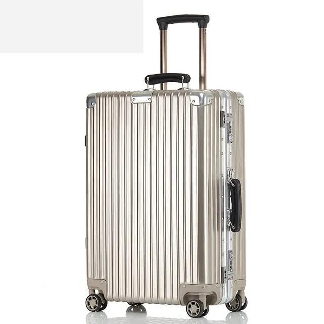 20''24''26''29''Large Capacity Aluminum Frame Suitcase Travel Trolley Luggage Tsa Lock Koffer