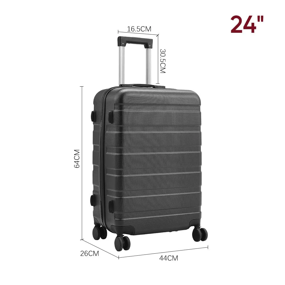 20/24/28 Inch Hardshell Rolling Luggage Trolley Travel Case