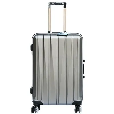 20"24 Inch Aluminum Frame Luggage Universal Wheel Trolley Password Lock Suitcase Abs Pc Hard