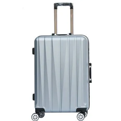 20"24 Inch Aluminum Frame Luggage Universal Wheel Trolley Password Lock Suitcase Abs Pc Hard