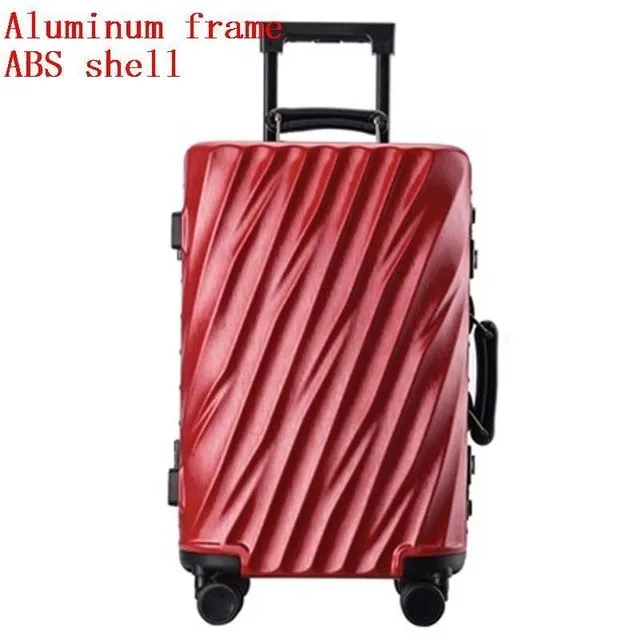 20"Business Boarding Box,Aluminum Frame Sitcase,Carry-Ons Trolley Case,24"26"28"Rolling