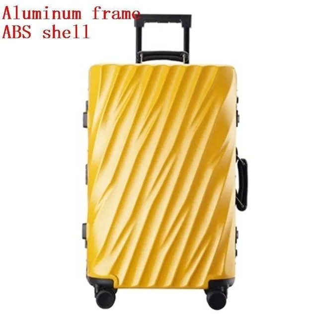 20"Business Boarding Box,Aluminum Frame Sitcase,Carry-Ons Trolley Case,24"26"28"Rolling