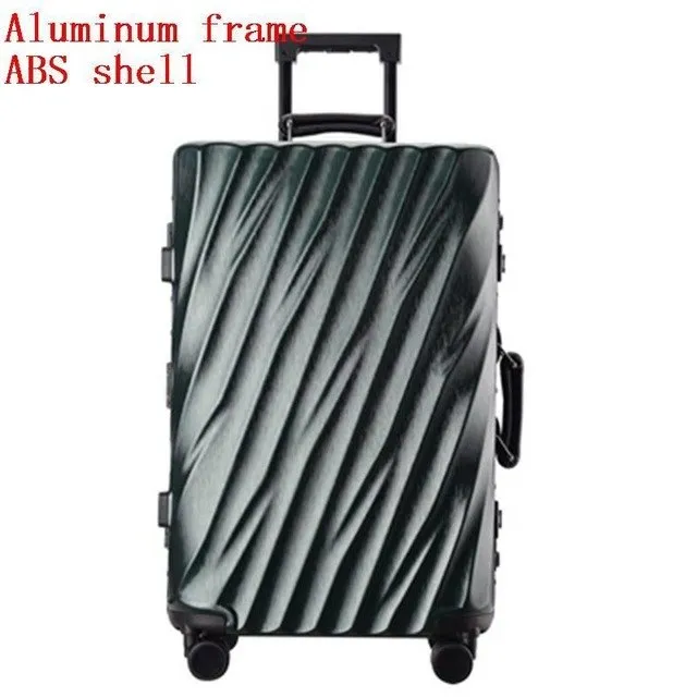 20"Business Boarding Box,Aluminum Frame Sitcase,Carry-Ons Trolley Case,24"26"28"Rolling