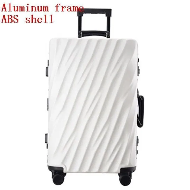 20"Business Boarding Box,Aluminum Frame Sitcase,Carry-Ons Trolley Case,24"26"28"Rolling