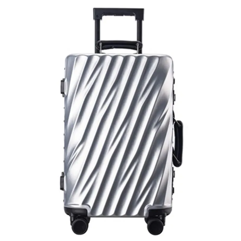 20"Business Boarding Box,Aluminum Frame Sitcase,Carry-Ons Trolley Case,24"26"28"Rolling