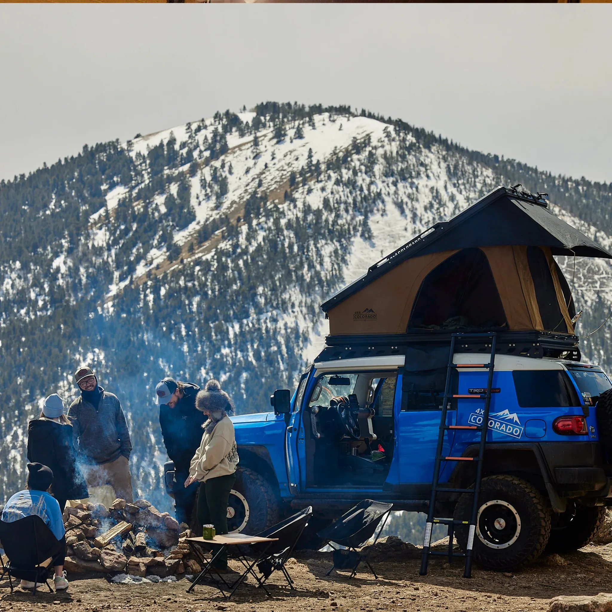 4X4 Colorado Nimbus Hardshell Roof Top Tent