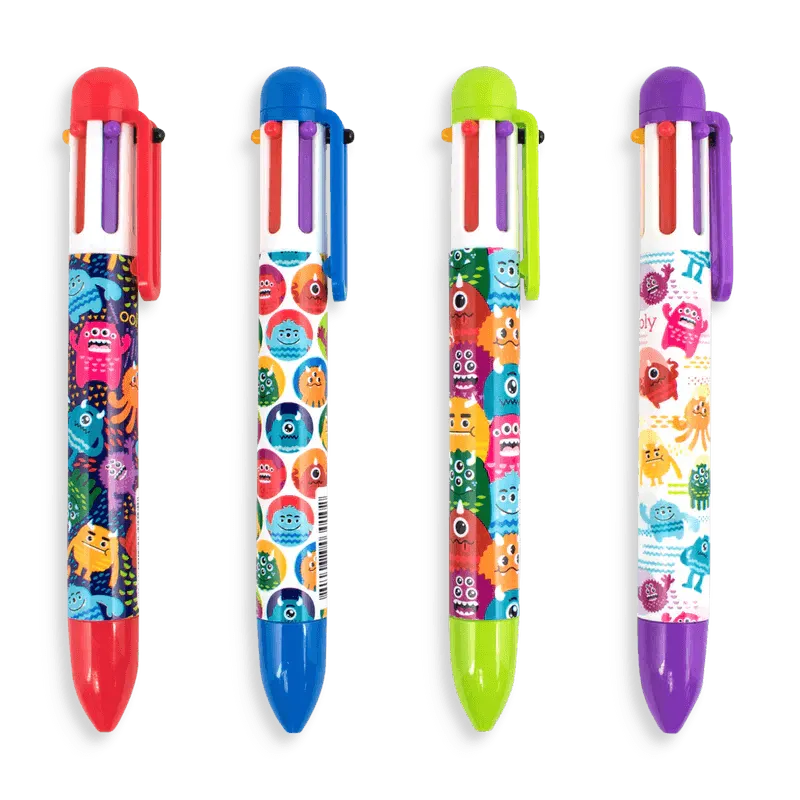 6 Click Pens - Monster (Display of 24)