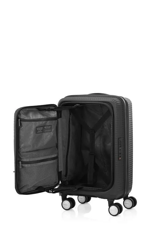 American Tourister CURIO BOOK OPEN Small Carry-on Spinner 55/20 EXP TSA BO