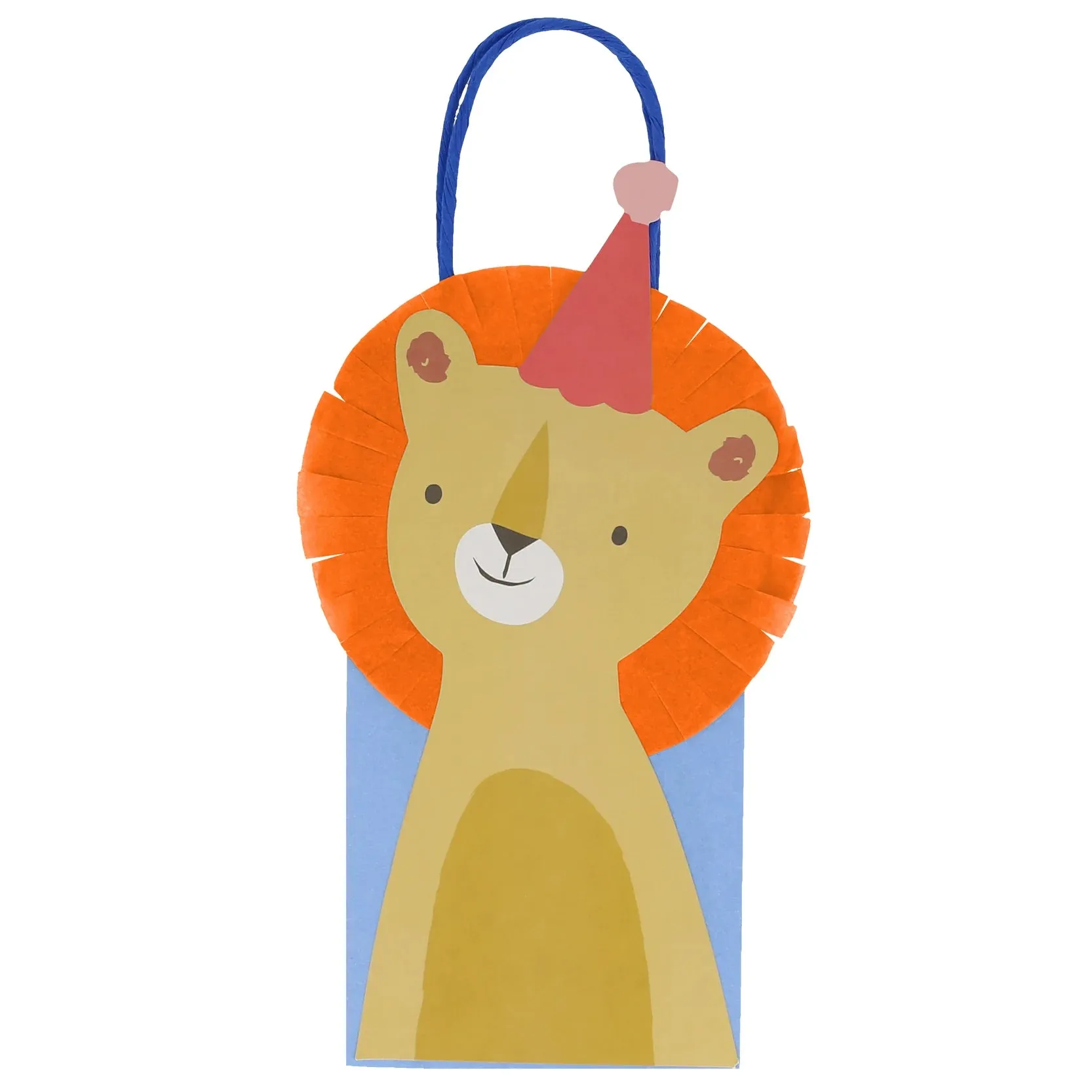 Animal Parade Party Bags, Set of 8 Party Animal Favor Bags from the Meri Meri Animal Parade Collection in 4 Styles, Fun for an Animal or Safari Themed Birthday Party!