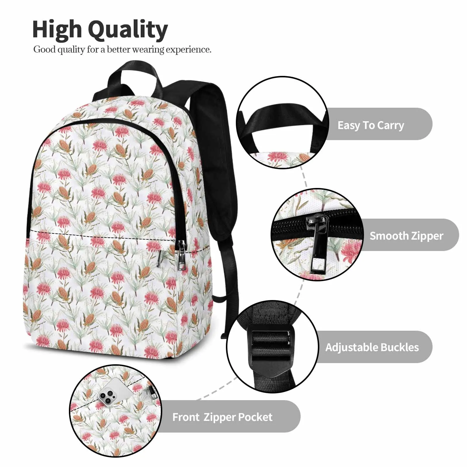 Australian Wattle 50  Adult Casual Backpack