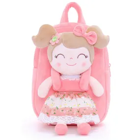 Baby Girl Gift Toddler Backpack with Spring Girl Doll by Gloveleya