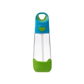 b.box Tritan straw Drink Bottle 600ml Ocean breeze blue green