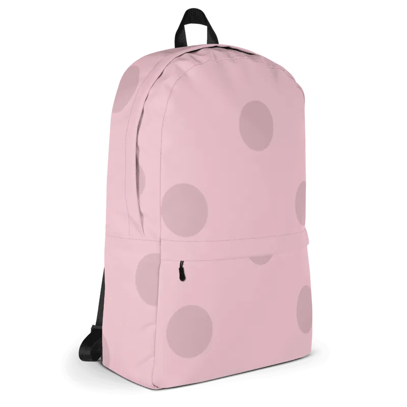 Big Polka Dot Pink Backpack