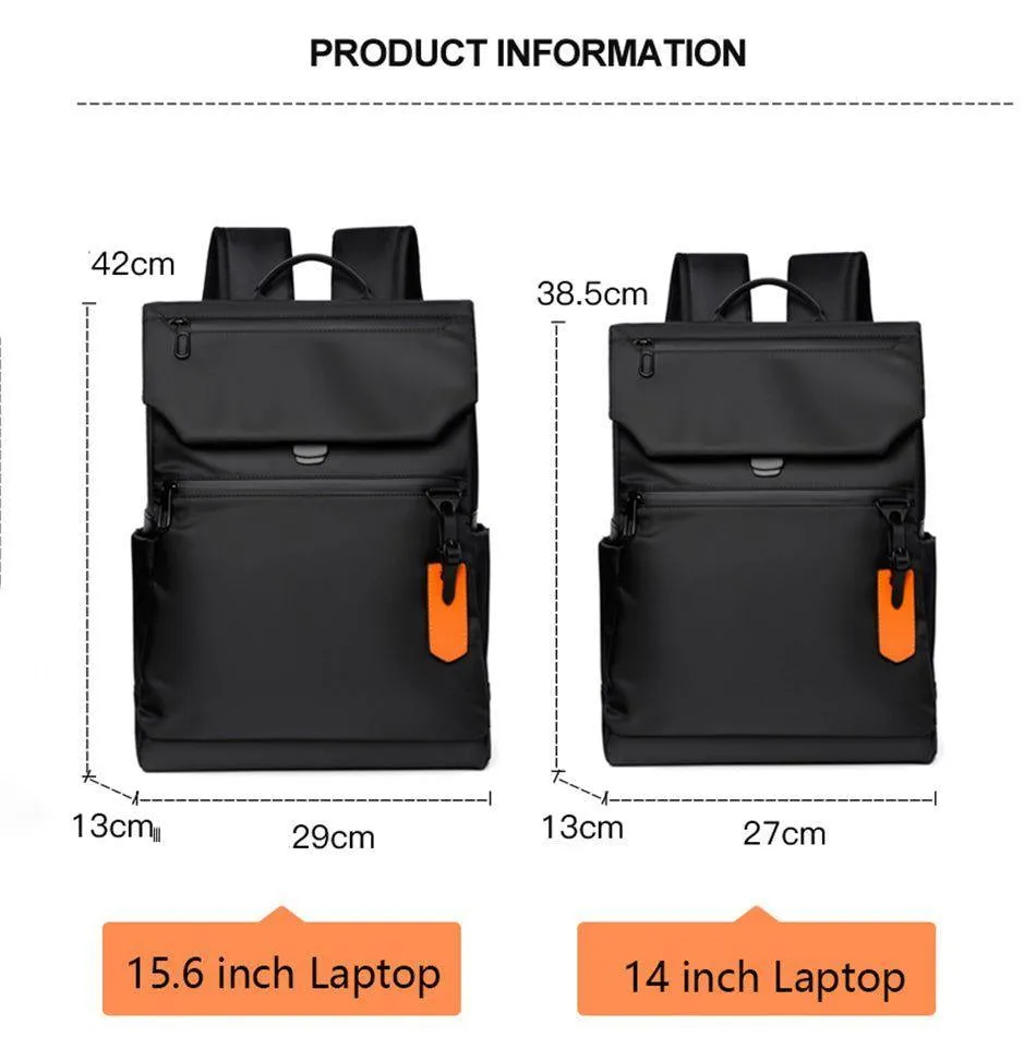 Black Cool Backpacks VCES0400 Laptop Waterproof Backpack