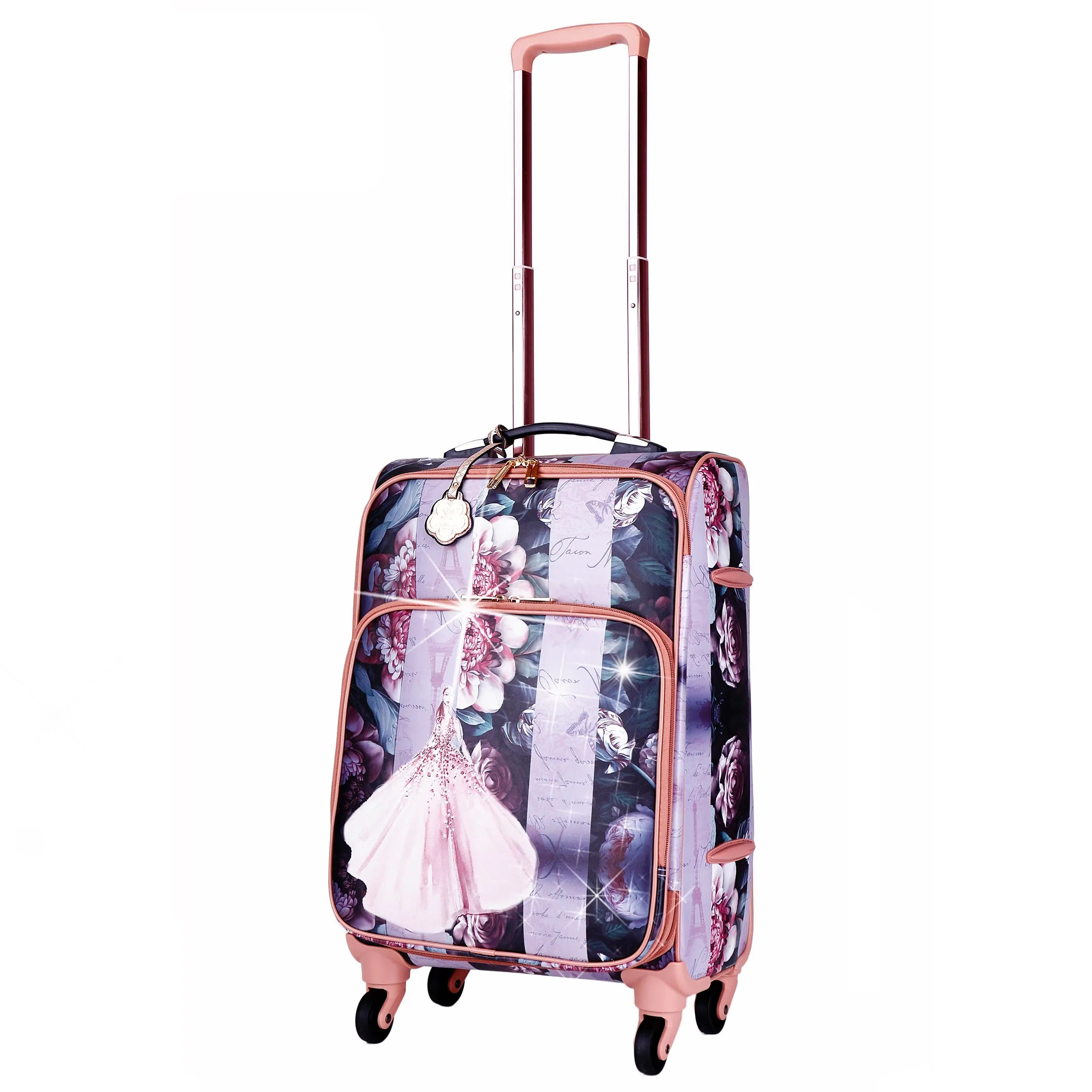 Blossomz Carry On Wheeled Luggage