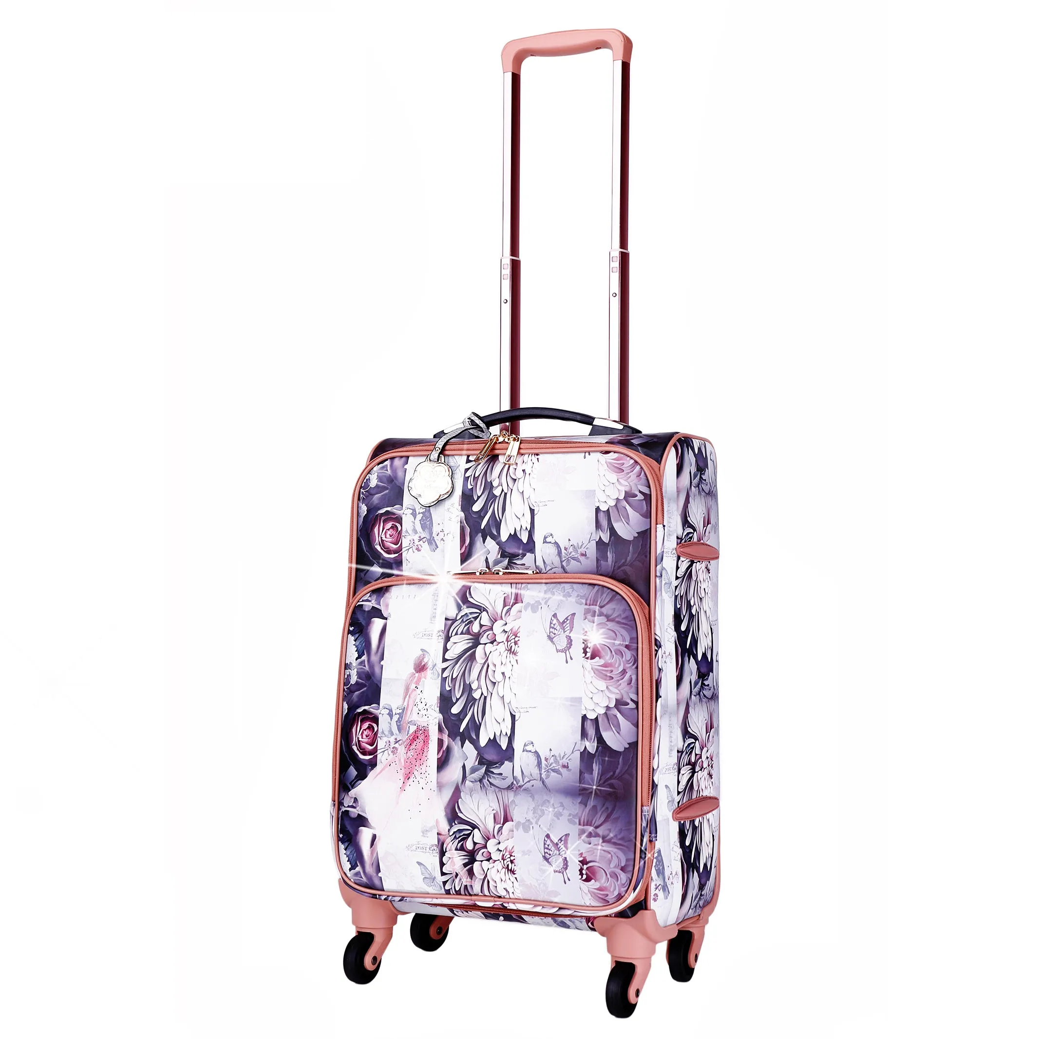 Blossomz Carry On Wheeled Luggage