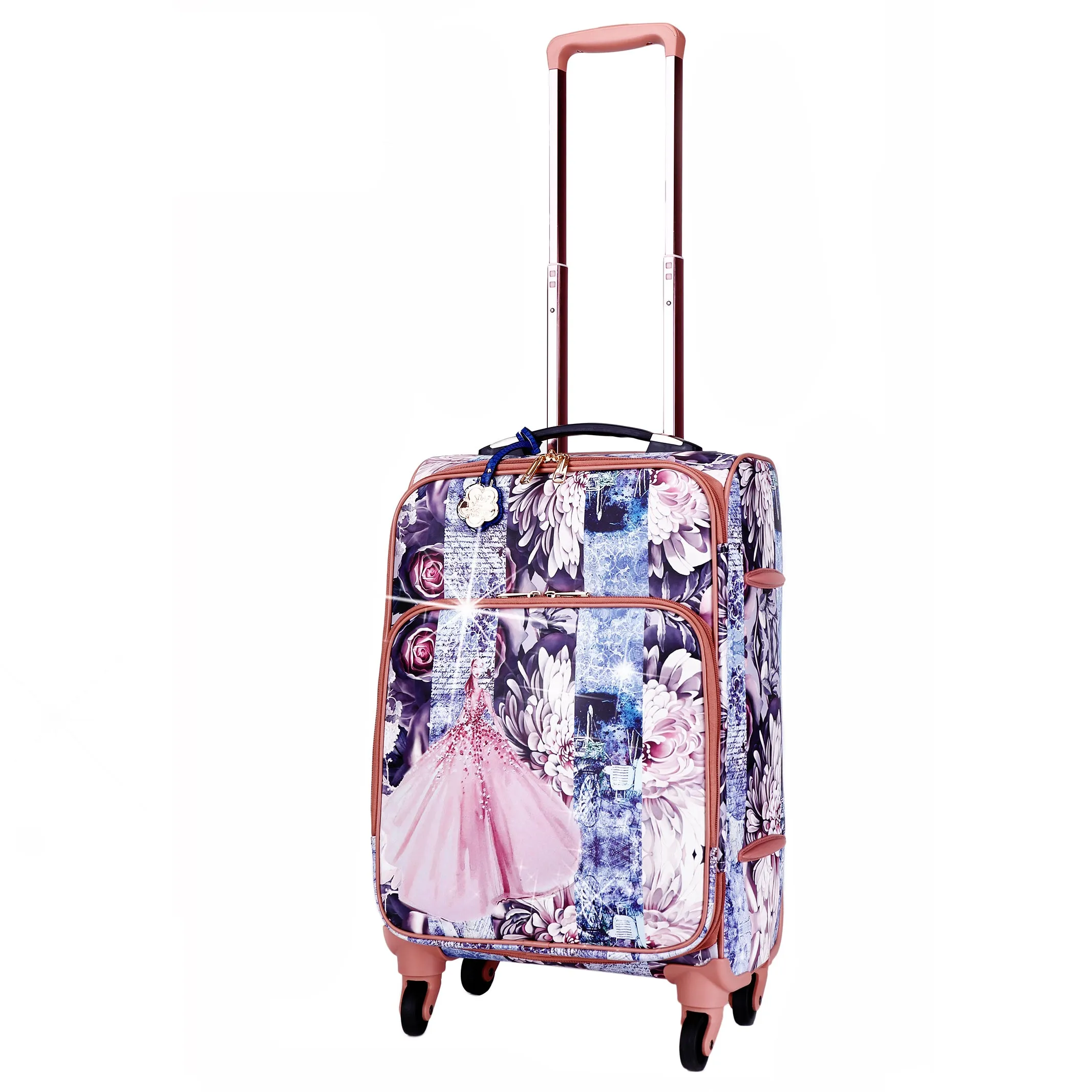 Blossomz Carry On Wheeled Luggage