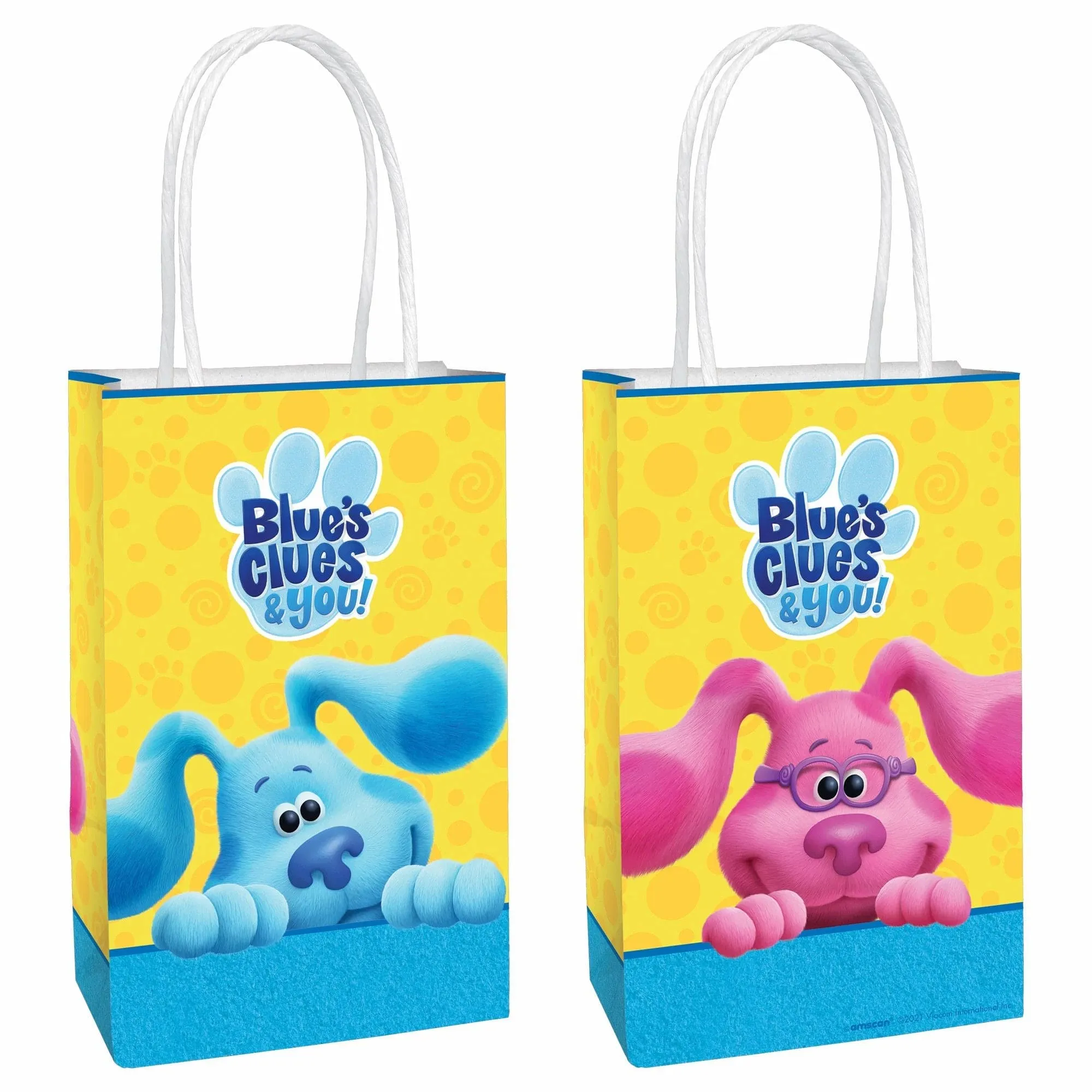 Blues Clues Printed Paper Kraft Bags 8ct.