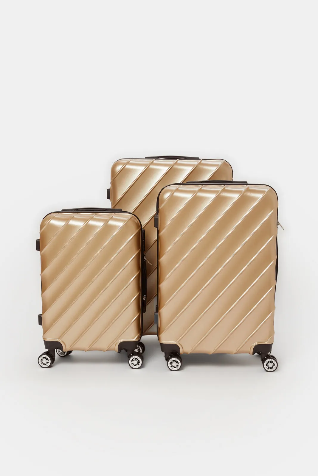 Bronze Luggage Trolley Set (3 Piece)