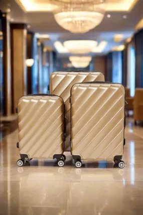 Bronze Luggage Trolley Set (3 Piece)