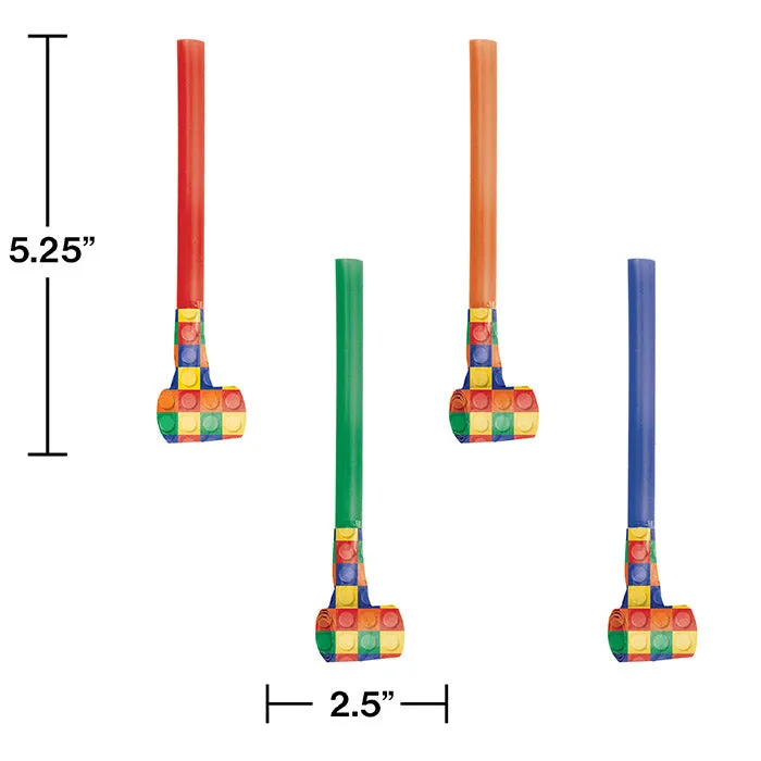 Bulk Pack of 16 Block Party Party Blowers