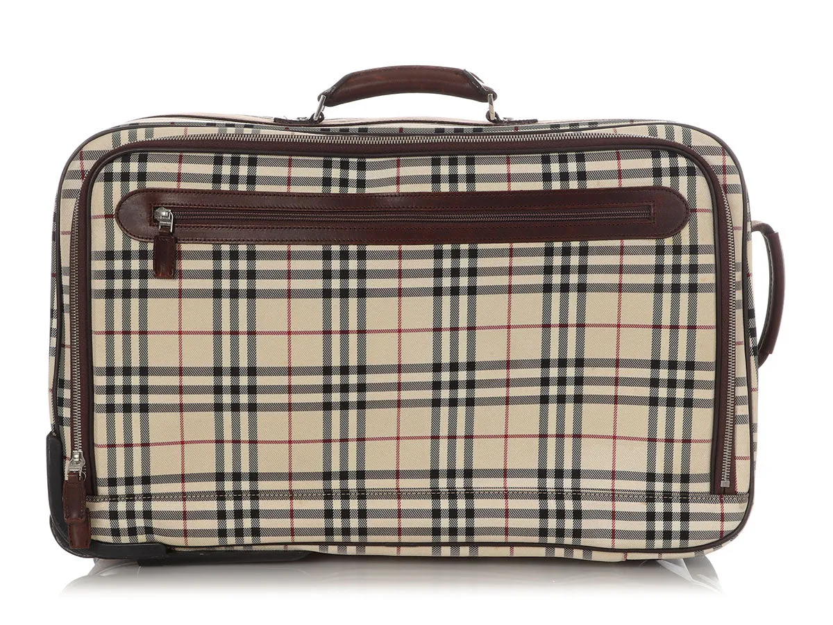 Burberry Check Carry-On Luggage