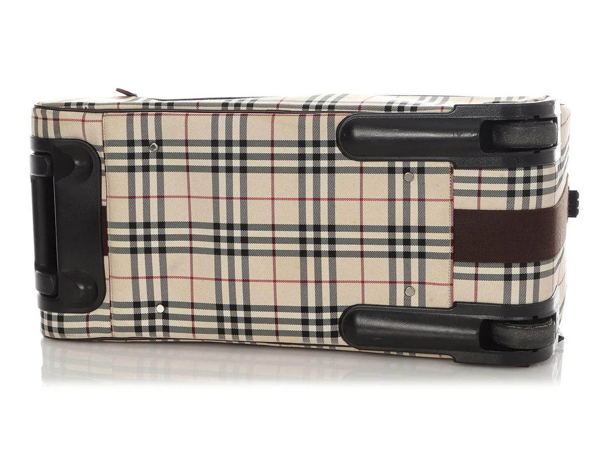 Burberry Check Carry-On Luggage