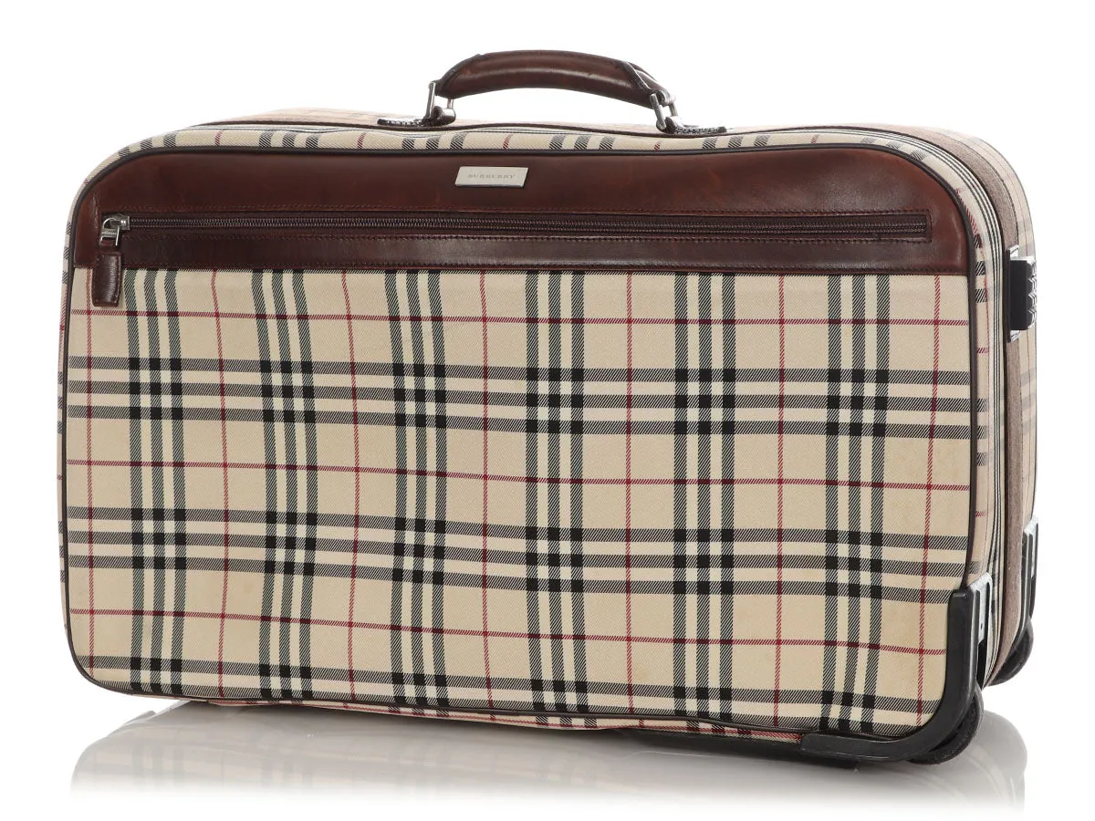 Burberry Check Carry-On Luggage