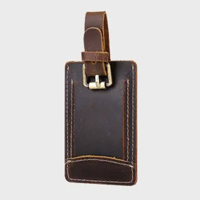 Camel Mountain™ Leather ID TAG