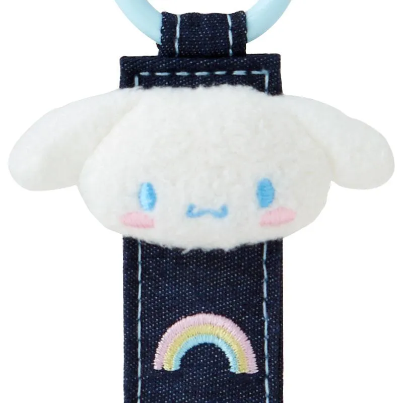 Cinnamoroll Denim Patch Tag Keychain