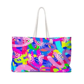 Colorful Abstract: Weekender Bag