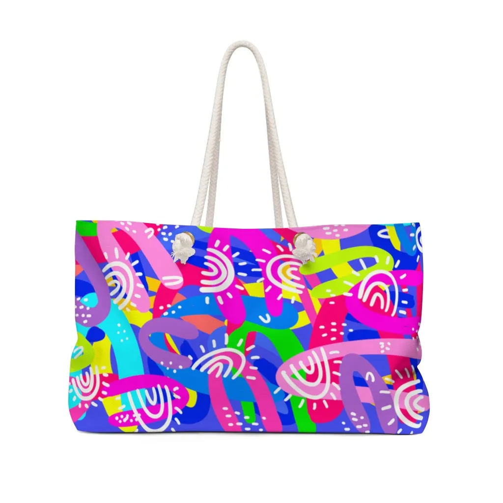 Colorful Abstract: Weekender Bag