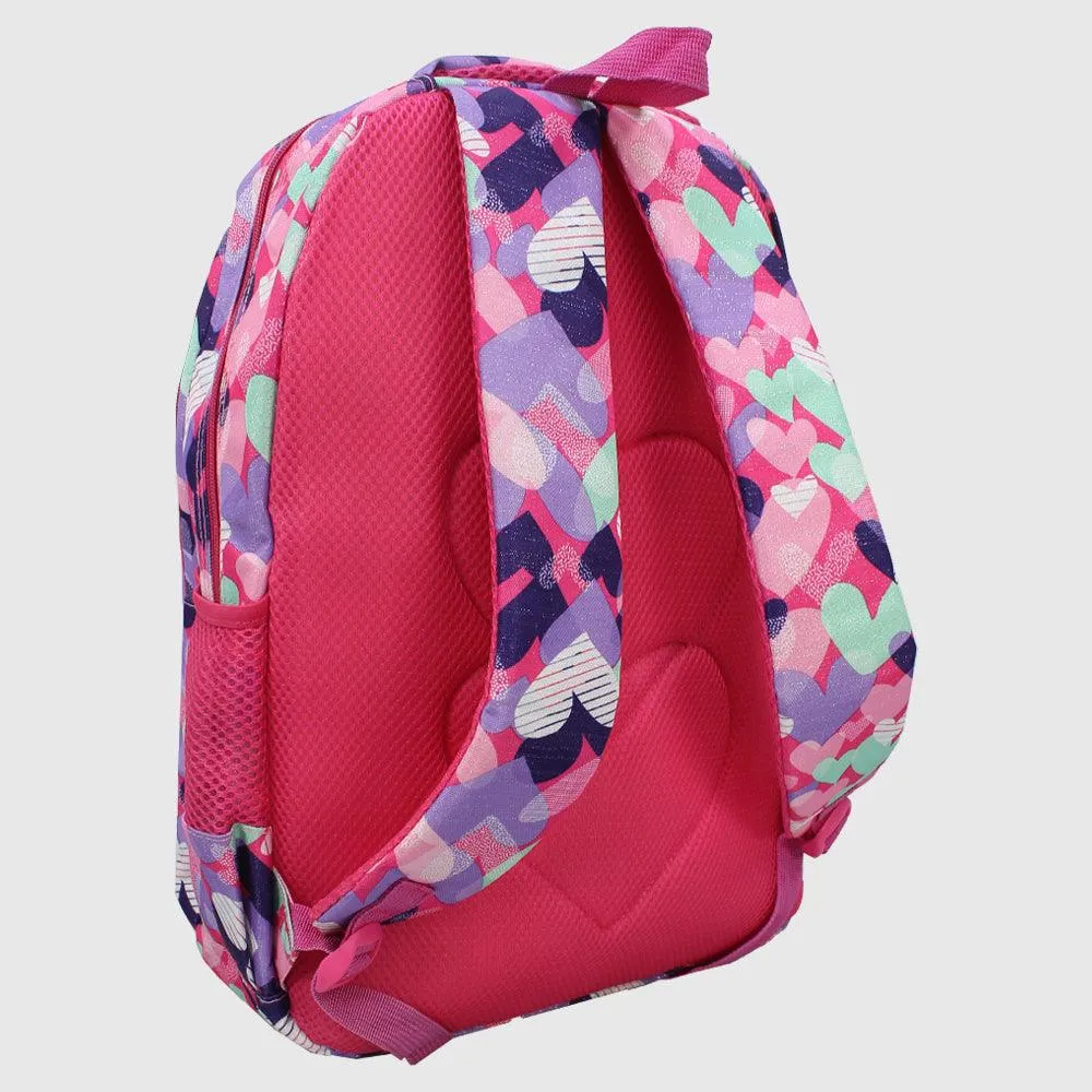 Colorful Hearts 18 Inches Backpack