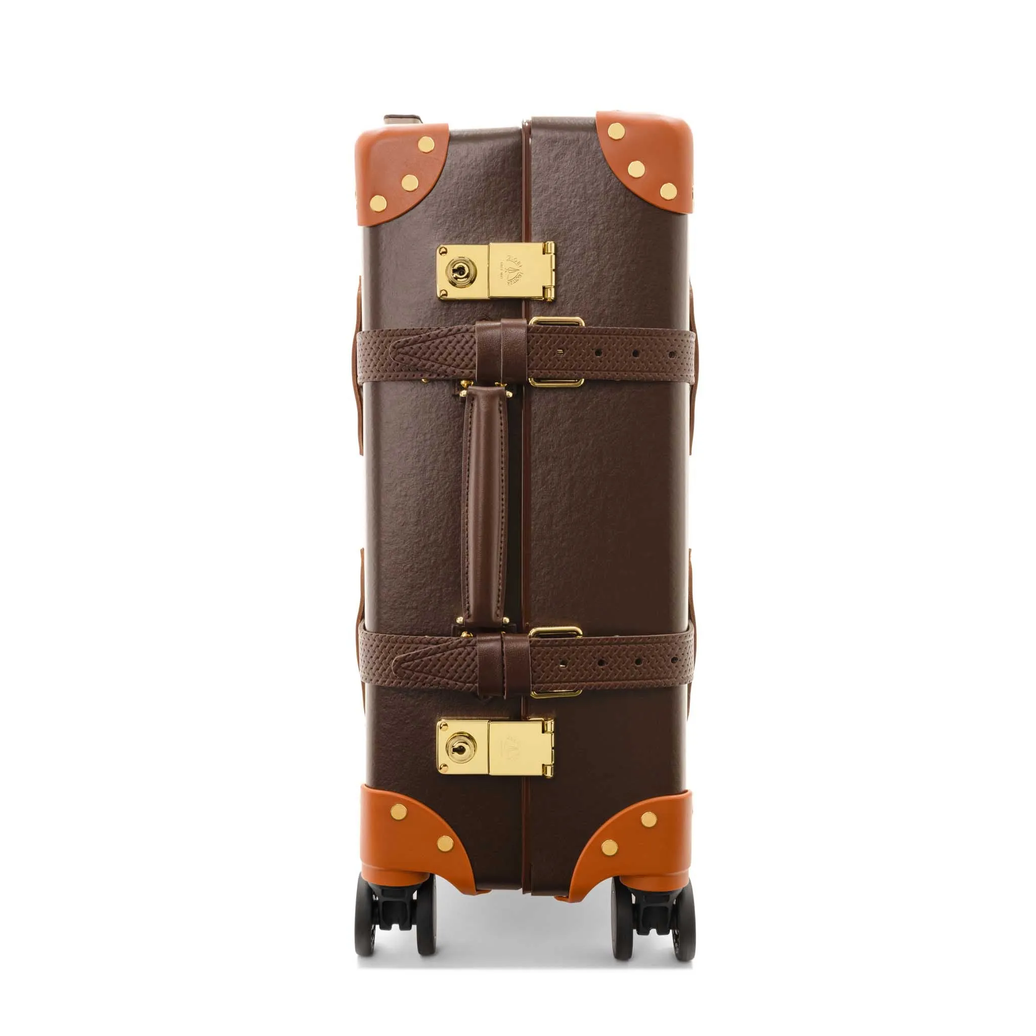 Cotswolds · Carry-On - 4 Wheels | Coffee Brown/Orange/Brass