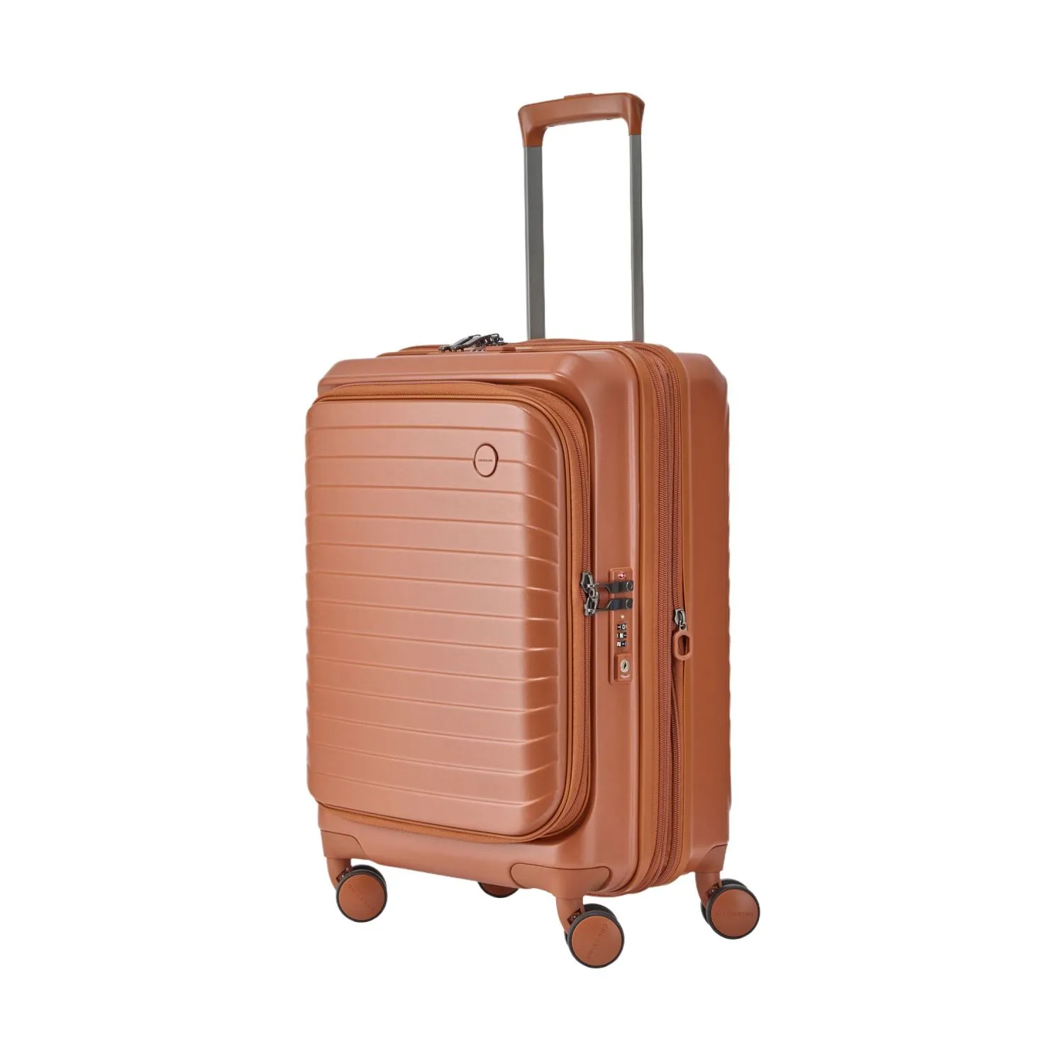 CROSSING INVI 20" Carry On Expandable Luggage With Front Access Opening