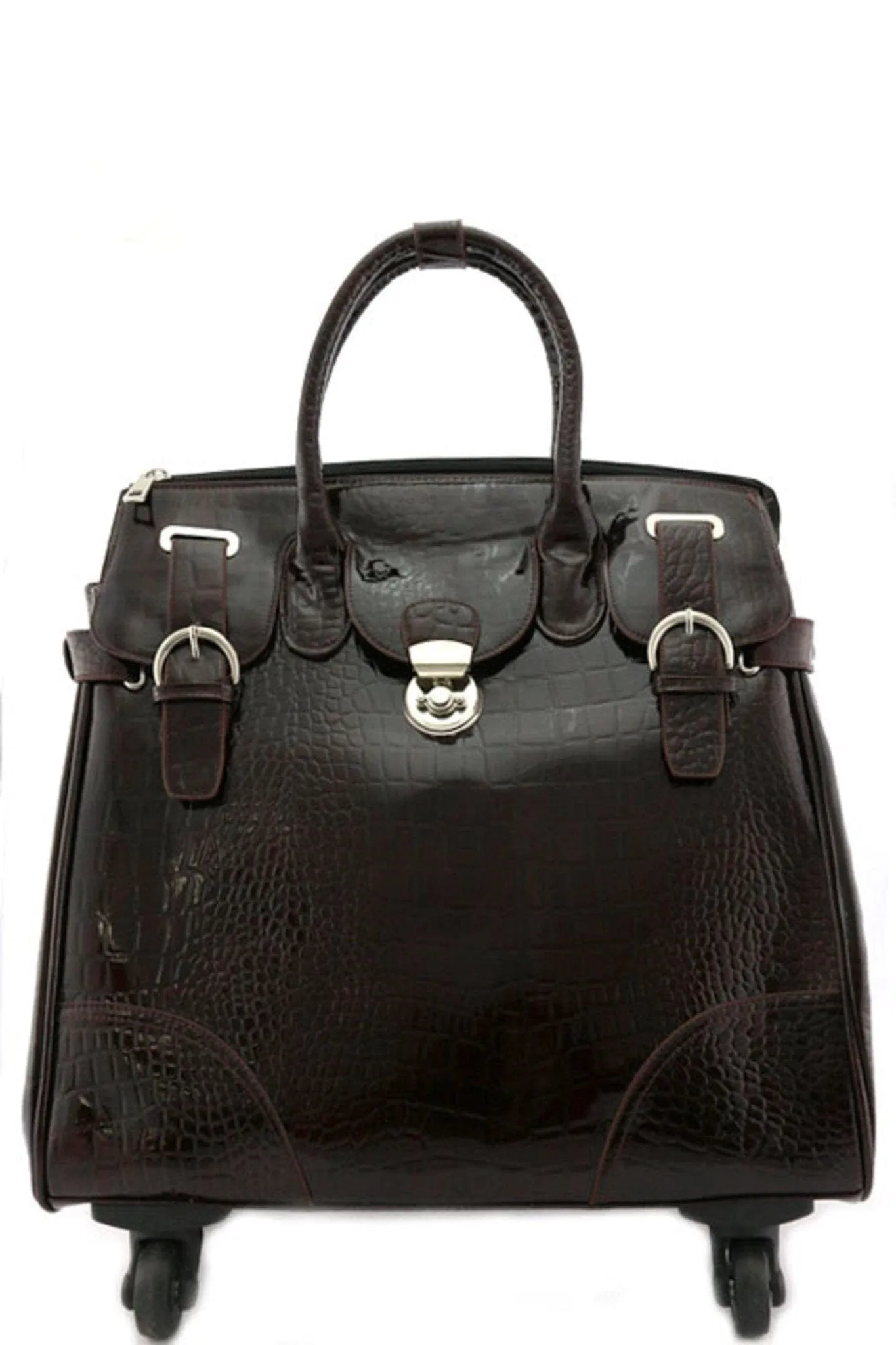 CT2668FW Croc Rolling Luggage Bag