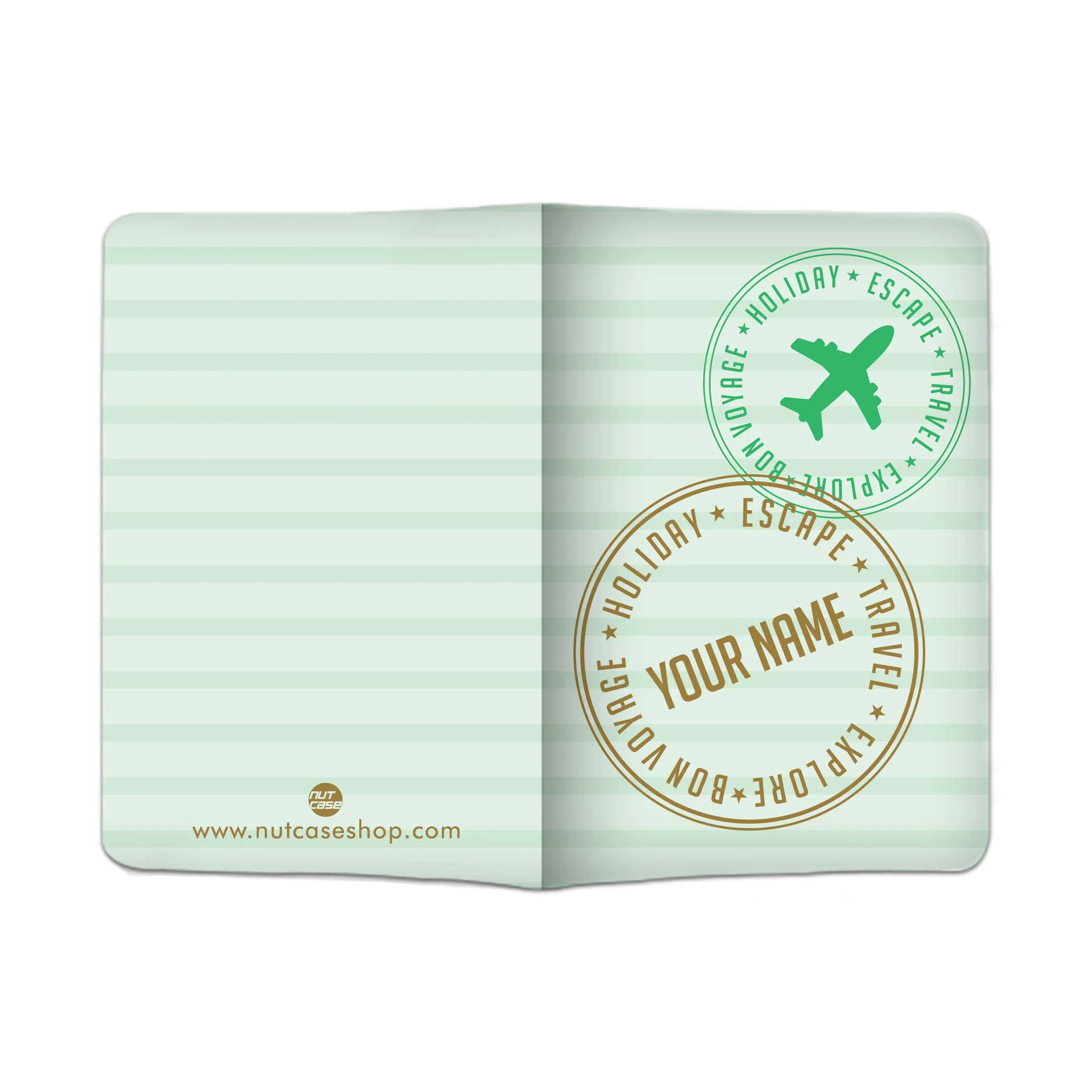 Customized Passport Cover Baggage Tag Set - Holiday Escape