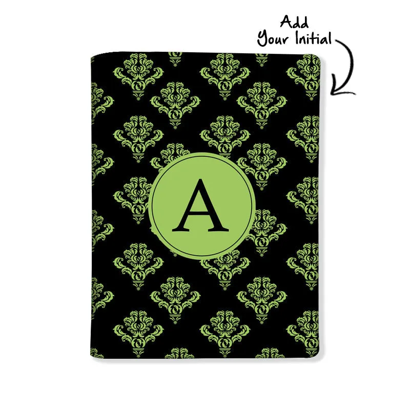 Customized Passport Cover Luggage Tag Set - Vintage Floral Pattern