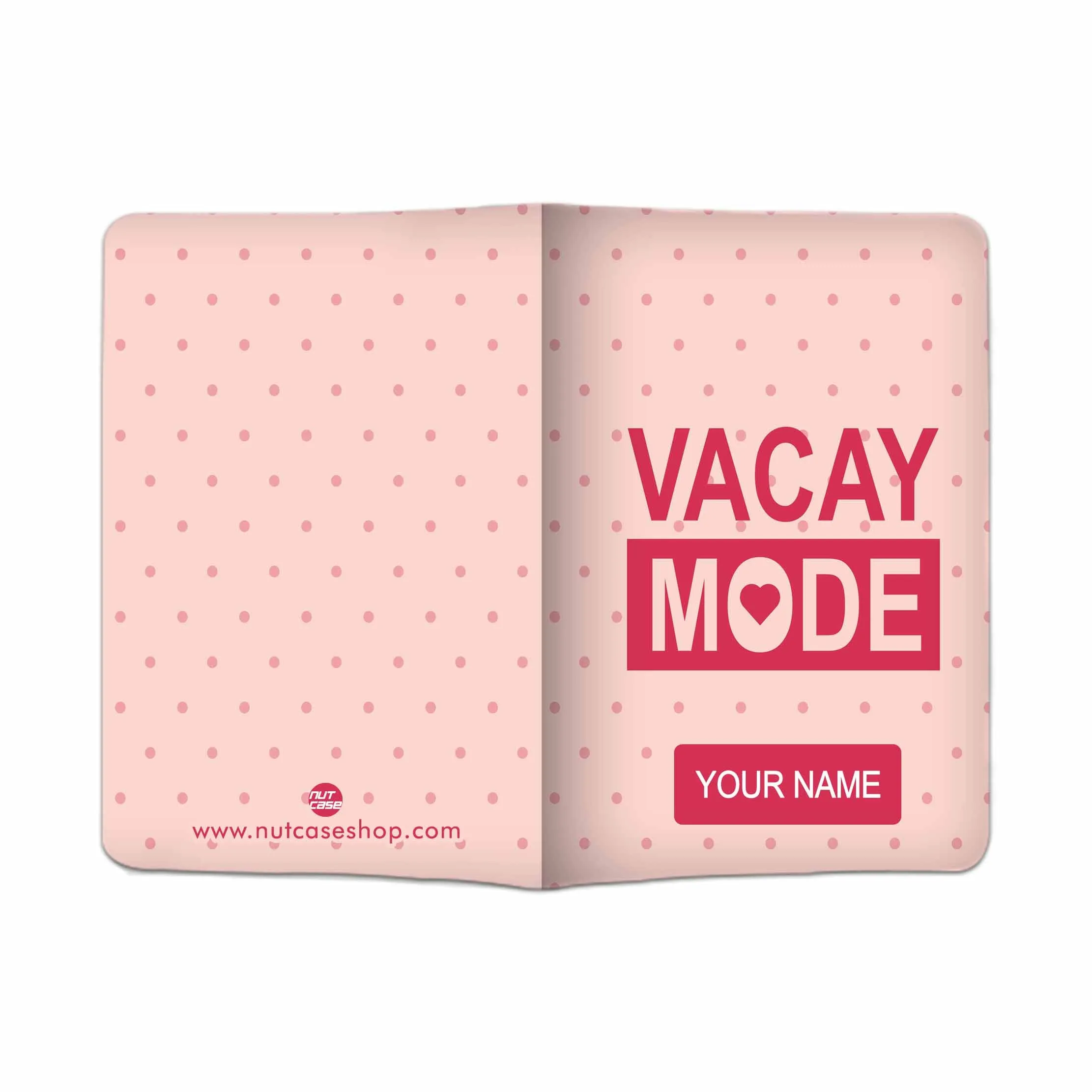 Customized Passport Cover Suitcase Tag Set - Vacay Mode