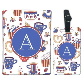 Customized Passport Cover Travel Suitcase Tag - Cup of Tea