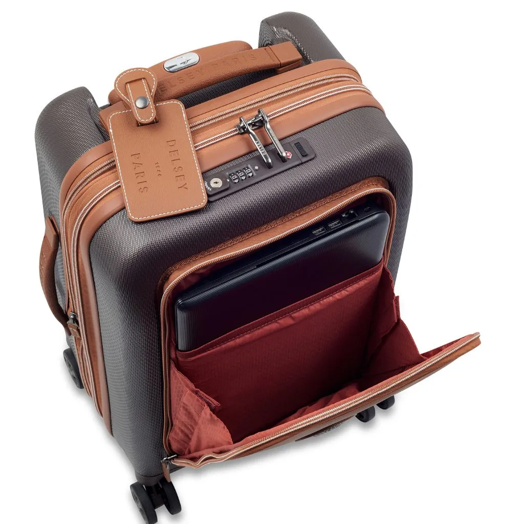 Delsey Chatelet Air 2.0 55cm Business Cabin Luggage - Chocolate