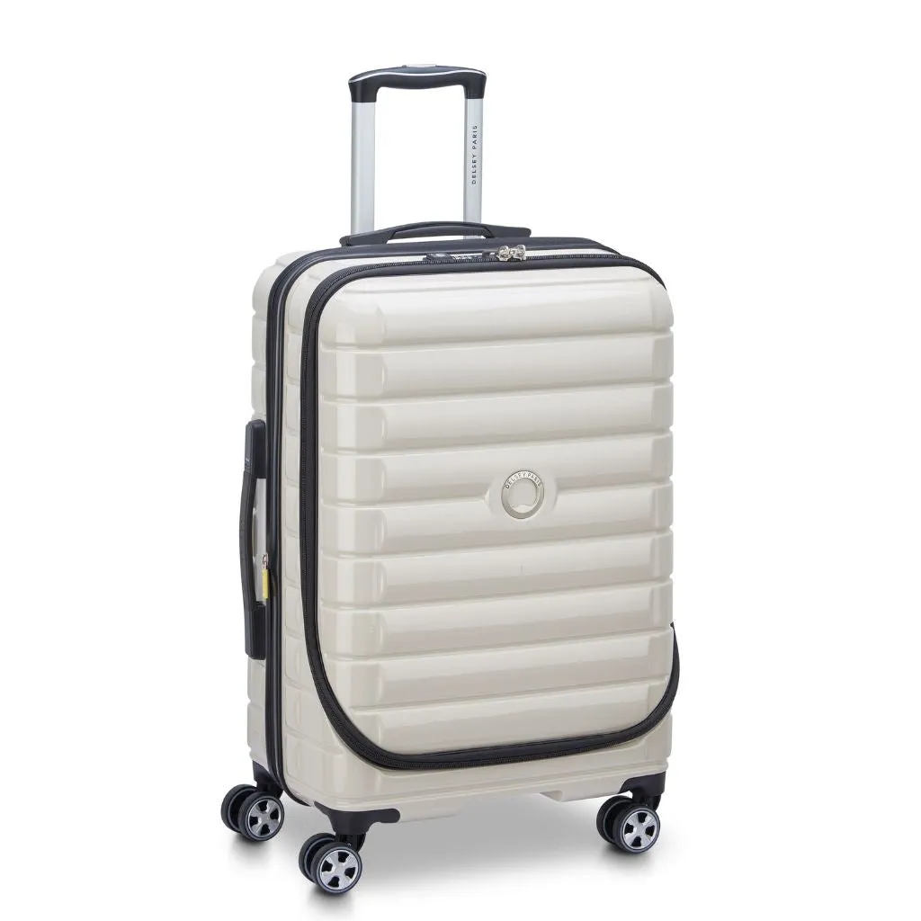 Delsey Shadow 55cm Laptop Sleeve Carry On Luggage- Ivory