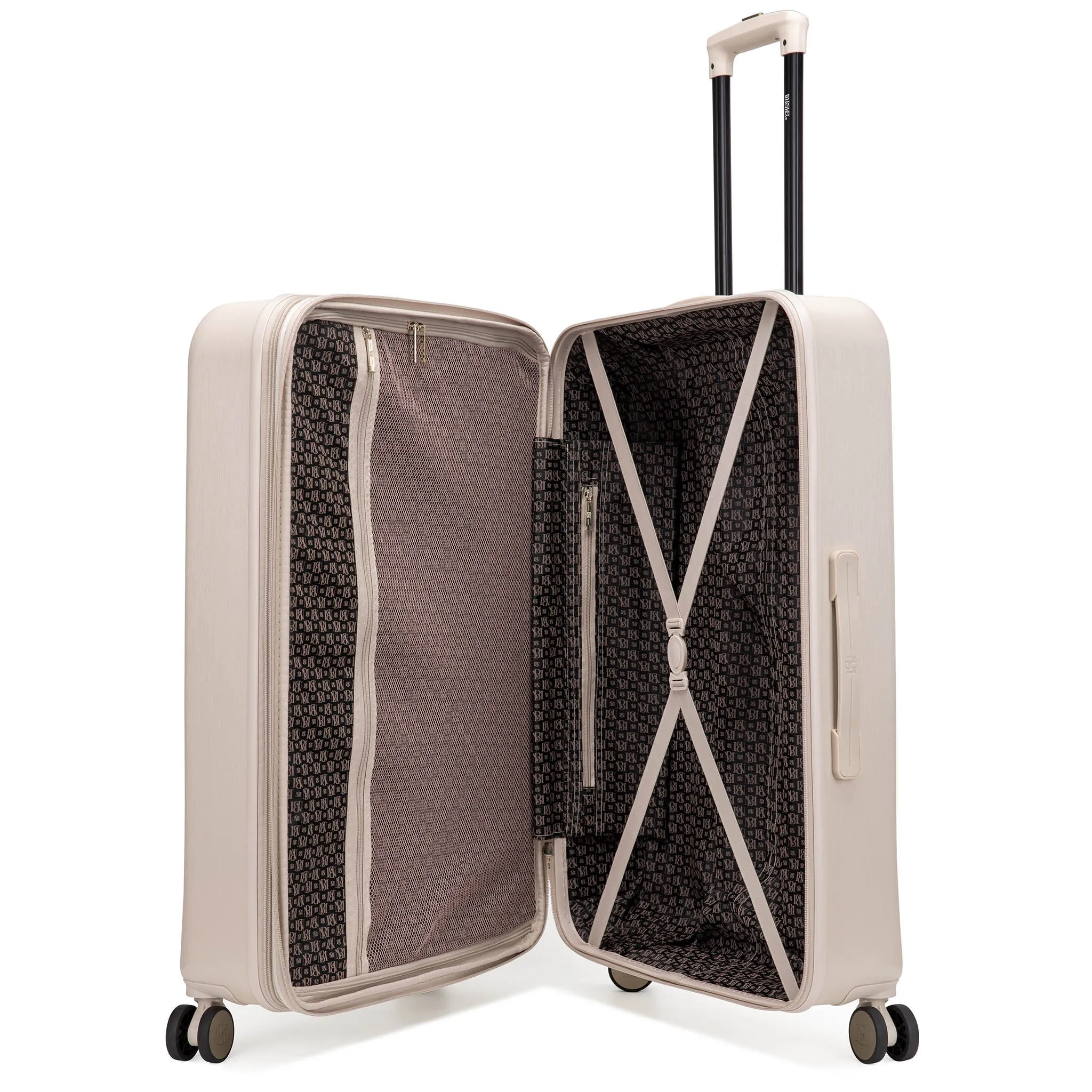 Diamond 3 Piece Expandable Chic Luggage Set