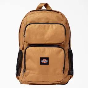 Dickies Double Pocket Backpack - Brown Duck