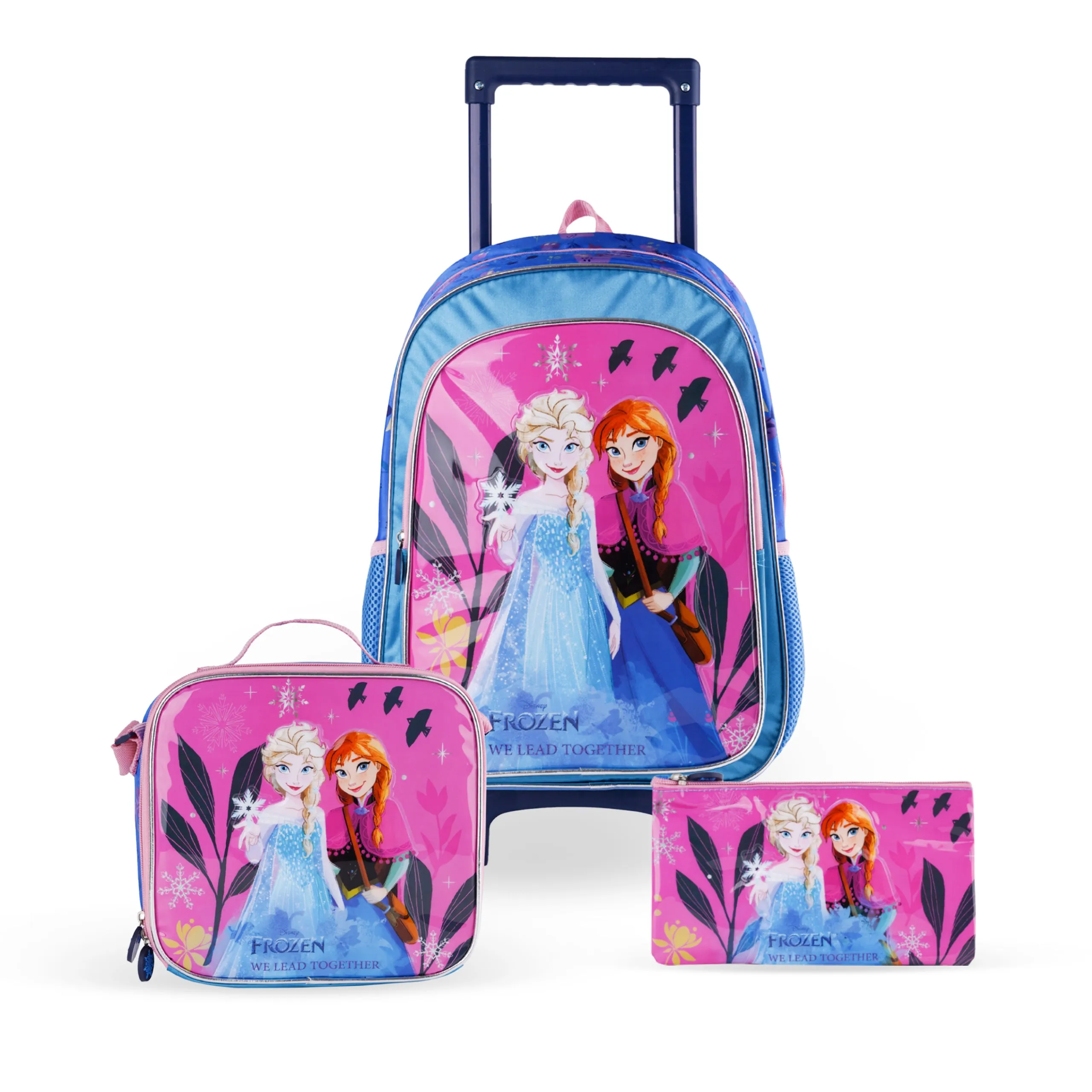 Disney Frozen We Lead Together 3in1 Trolley Box set 18"