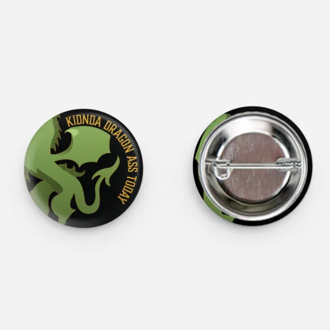 Dragon Ass Button 1.25"