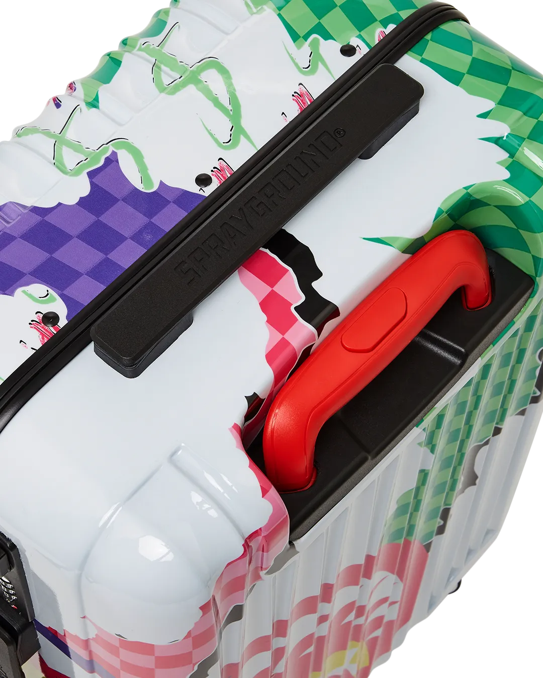 DREAMY TECHNICOLOR SHARKNAUTICS HARDSHELL CARRY-ON LUGGAGE